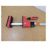 BESSEY K-Body REVOlution (KRE) 24 in. Capacity Parallel Clamp with Composite Plastic Handle and 3-3/4 in. Throat Depth