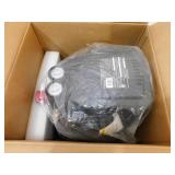 Husky 3 Gal. 120 PSI Portable Electric Oil-Free Light Duty Pancake Air Compressor with Fold Down Handle and 1-Quick Coupler