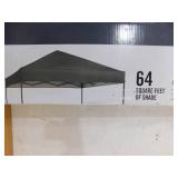 Everbilt 8 ft. X 8 ft. Grey Straight Leg Instant Canopy Pop Up Tent Sto-N-Go w/ canopy weights