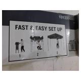 Everbilt 8 ft. X 8 ft. Grey Straight Leg Instant Canopy Pop Up Tent Sto-N-Go