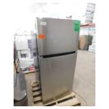 Vissani 18 cu. ft. Top Freezer Refrigerator in Fingerprint Resistant Stainless Look, Garage Ready