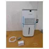 Vissani 6 Gal. Evaporative Humidifier for Whole House in White