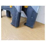 (2) DEWALT 33 in. H Metal Folding Sawhorse with Adjustable Legs