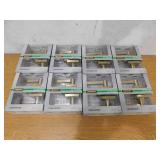 Defiant Tonebridge Brushed Gold Hall/Closet Door Lever with Square Rose 8-Pack