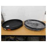 (4) Everbilt 24 in. Plastic Round Water Heater Drain Pan