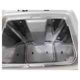 Glad 13 Gal. Stainless Steel Step on Metal Household Trash Can, Series 2 with Clorox Protection