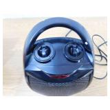 R.W.FLAME 1,500-Watt Compact Indoor Small Ceramic Electric Heater with Adjustable Thermostat and Carry Handle, Black