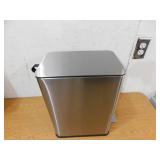 StyleWell 2.6 Gal. Stainless Steel Slim Step-On Trash Can