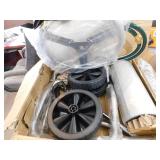 VEVOR Hose Reel Cart Hold Up to 300 ft. of 5/8 in. Hose, Garden Water Hose Carts Mobile Tools with 4 Wheels