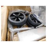 VEVOR Hose Reel Cart Hold Up to 300 ft. of 5/8 in. Hose, Garden Water Hose Carts Mobile Tools with 4 Wheels