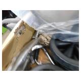 VEVOR Hose Reel Cart Hold Up to 300 ft. of 5/8 in. Hose, Garden Water Hose Carts Mobile Tools with 4 Wheels