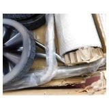 VEVOR Hose Reel Cart Hold Up to 300 ft. of 5/8 in. Hose, Garden Water Hose Carts Mobile Tools with 4 Wheels