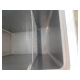 Vissani 7.0 cu. ft. Manual Defrost Chest Freezer with LED Light in White, Garage Ready