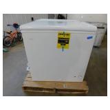 Vissani 7.0 cu. ft. Manual Defrost Chest Freezer with LED Light in White, Garage Ready