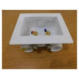 SharkBite 1/2 in. Push-to-Connect x 3/4 in. MHT Brass Washing Machine Outlet Box