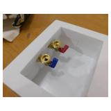 SharkBite 1/2 in. Push-to-Connect x 3/4 in. MHT Brass Washing Machine Outlet Box