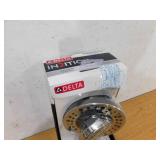 Delta In2ition Two-in-One 5-Spray Patterns 6.63 in. Wall Mount Dual Shower Heads in Chrome