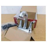 Pfister Ladera 4 in. Centerset Double Handle Bathroom Faucet in Polished Chrome