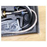 AKLFGN 8 in. Widespread 2-Handle High Arc Bathroom Faucet with Drain Kit Included and All Mounting Hardware in Brushed Gold