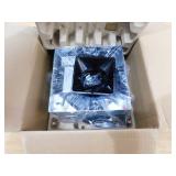 Commercial Electric 50 CFM Ceiling/Wall Mount No Cut Clip-Lock, Roomside Installation Square Bathroom Exhaust Fan, ENERGY STAR