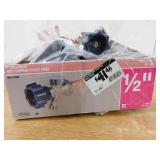 (12)  Prier Products 1/2 in. x 8 in. Brass MPT x SWT Half-Turn Frost Free Anti-Siphon Outdoor Sillcock Valve