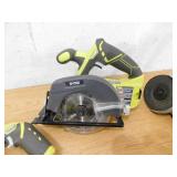Ryobi 5 Piece Power Tool Startup Kit, Battery + Charger w/ Carrying Bag