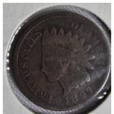 Indian Head Small Cents from the years 1897, 1898, 1901, and 1902.