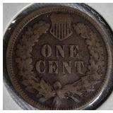 Indian Head Small Cents from the years 1897, 1898, 1901, and 1902.