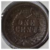 Indian Head Small Cents from the years 1897, 1898, 1901, and 1902.