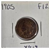 Indian Head Small Cents from the years 1903,1904,1905,& 1906