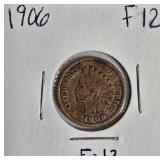 Indian Head Small Cents from the years 1903,1904,1905,& 1906