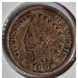 Indian Head Small Cents from the years 1903,1904,1905,& 1906