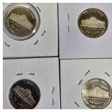 Jefferson Nickel Proof Clad  from the years 2016,2017,2018 & 2019