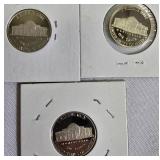 Jefferson Nickel Proof Clad  from the years 2020,2021 & 2023