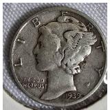 Mercury Dimes from 1939