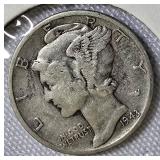 Mercury Dimes from 1938 & 1943