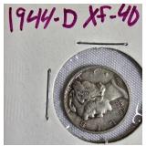 Mercury Dimes from 1944-D & 1945