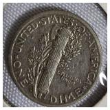 Mercury Dimes from 1944-D & 1945