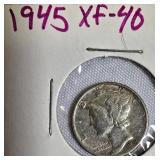 Mercury Dimes from 1944-D & 1945