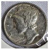 Mercury Dimes from 1944-D & 1945