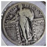 Standing Liberty Quarters 1927- 1928