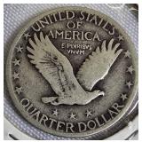 Two Standing Liberty Quarters minted in 1929.