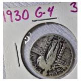 Two Standing Liberty Quarters minted in 1930