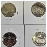 Proof clad Washington Quarters from the year 2006 from the S mint: