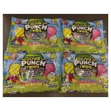 WA 3 - Sour Punch Twists - Assorted Flavors (Grape, Lemon, Fruit Punch, Blue Raspberry) - 4 Bags, 9 oz Each
