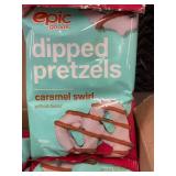 IN 3 - Epic goods Dipped Pretzels Caramel Swirl 12x2.8 oz Case Pack