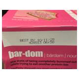 NE 2 - Bar-Dom Protein Pastry Legendary Birthday Cake 10-Pack - 20g Protein 4g Net Carbs