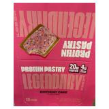 NE 2 - Bar-Dom Protein Pastry Legendary Birthday Cake 10-Pack - 20g Protein 4g Net Carbs