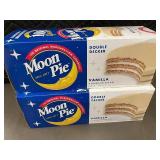 NM 5 - Moon Pie Vanilla Double Decker Pies (Lot of 2)