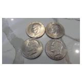 2-1972D, 2-1776-1976 Eisenhower Dollars